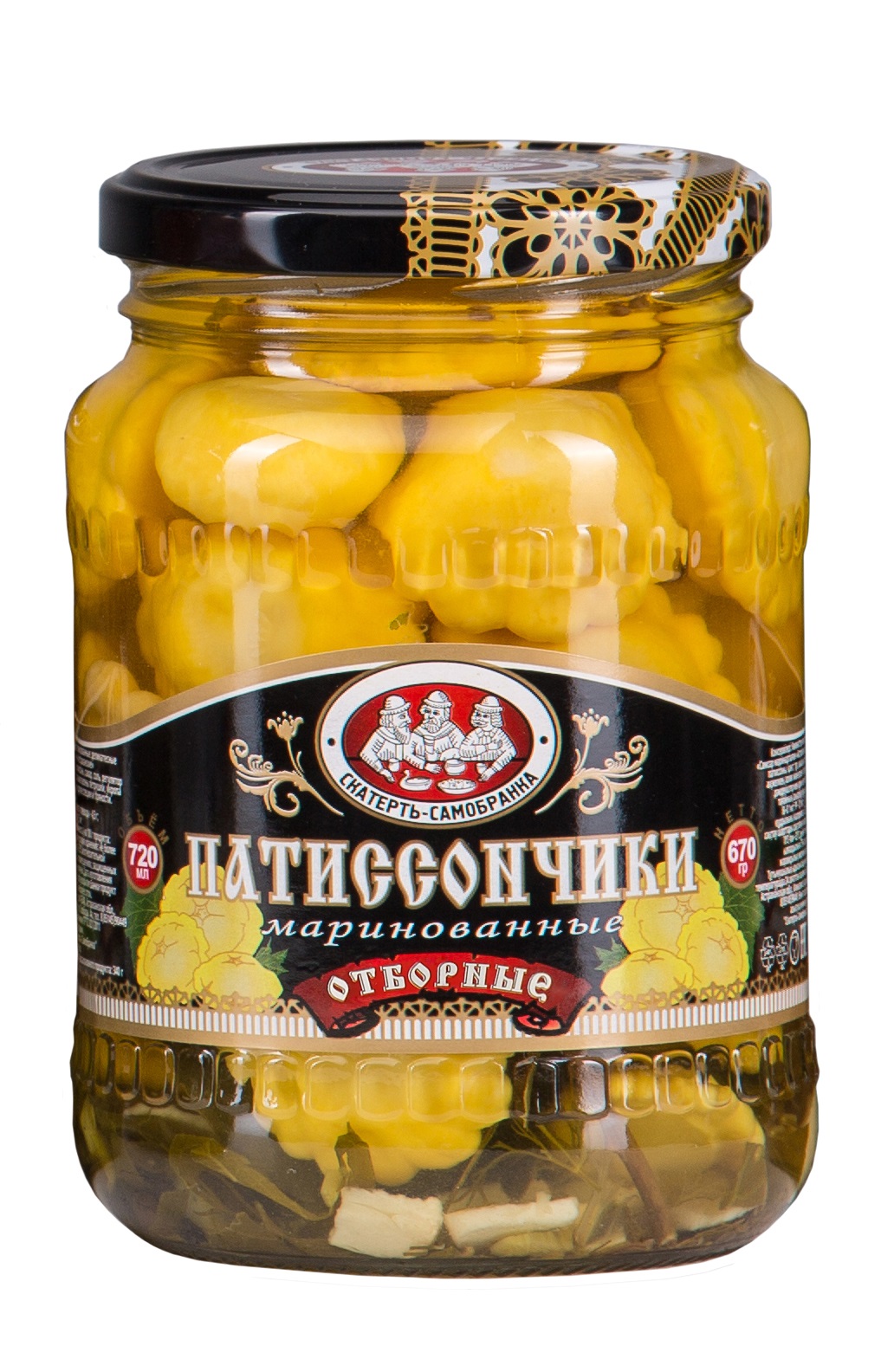 ПАТИССОНЧИКИ МАРИН СКАТЕРТЬ САМОБРАНКА 720МЛ СТ/Б