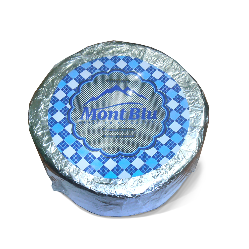 БЗМЖ СЫР MONT BLU С ГОЛУБОЙ БЛАГ ПЛЕСЕНЬЮ КРУГ ВЕС