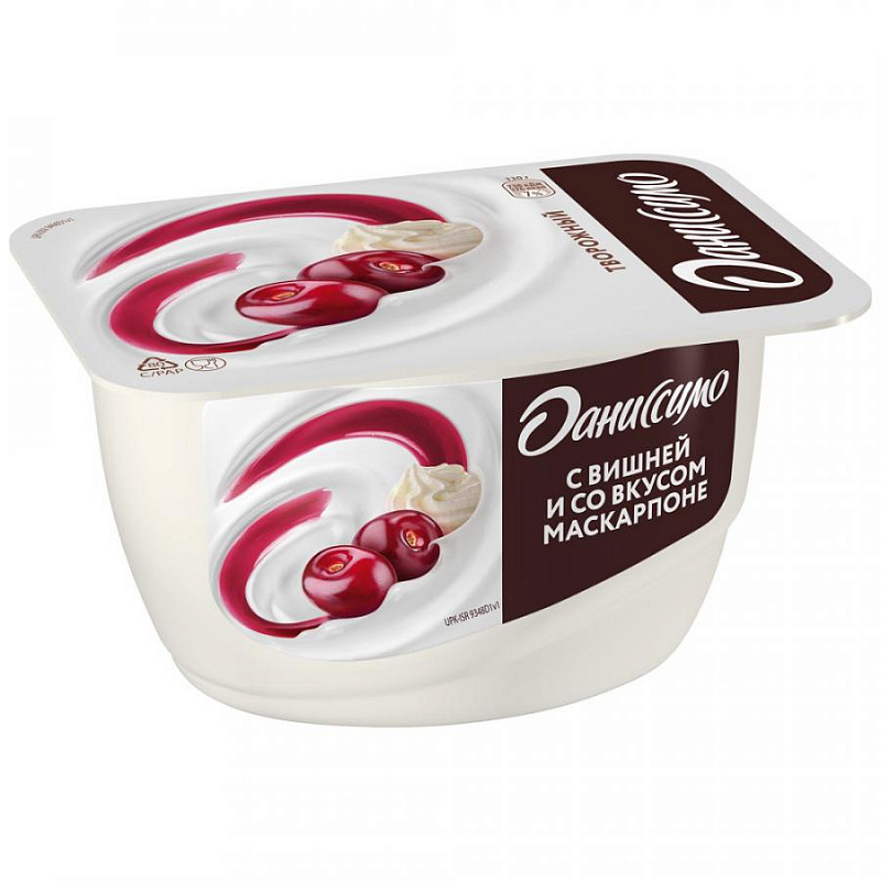 БЗМЖ ЙОГУРТ ДАНИССИМО ТВОРОЖНЫЙ КЛУБНИКА И КИВИ 5,6% 110ГР