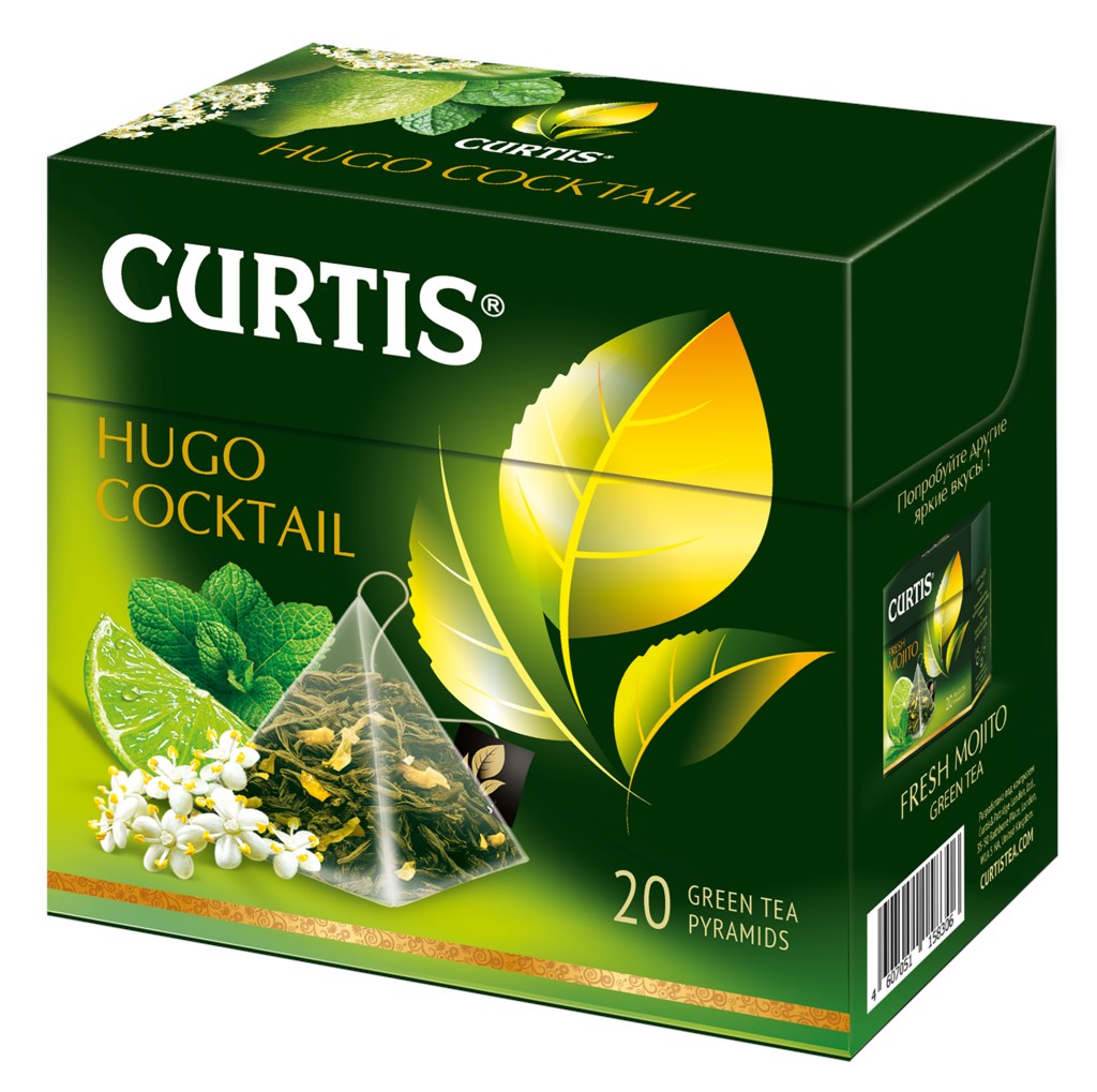 ЧАЙ КЕРТИС ХЪЮГО КОКТЕЙЛЬ ПИРАМ 20П*1,7ГР
