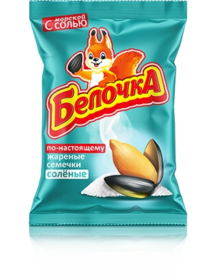 Семена подсолнечника жареные белочка сол 140гр