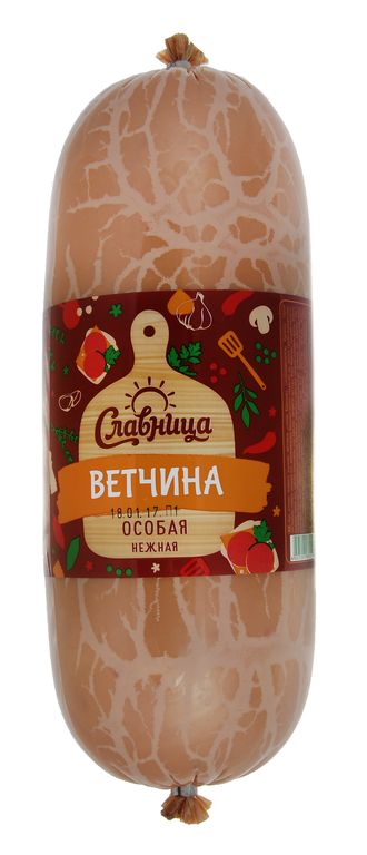 ВЕТЧИНА НЕЖНАЯ ЗАРЕЧЕНСКИЕ ПРОДУКТЫ П/А /ВЕС