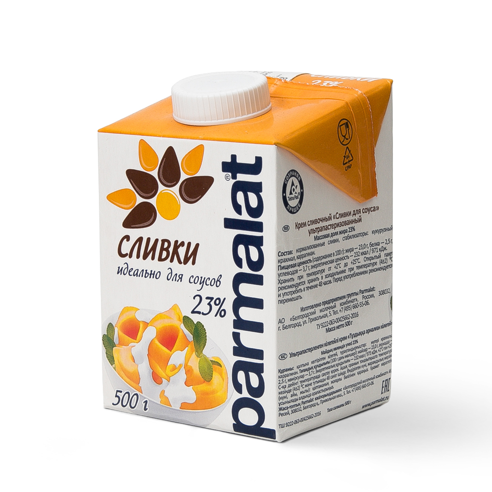 Сливки Parmalat Edge стерилизованные 23% 0,5 л