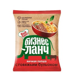 ЛАПША БИЗНЕС ЛАНЧ ГОВЯДИНА БРИКЕТ 60ГР