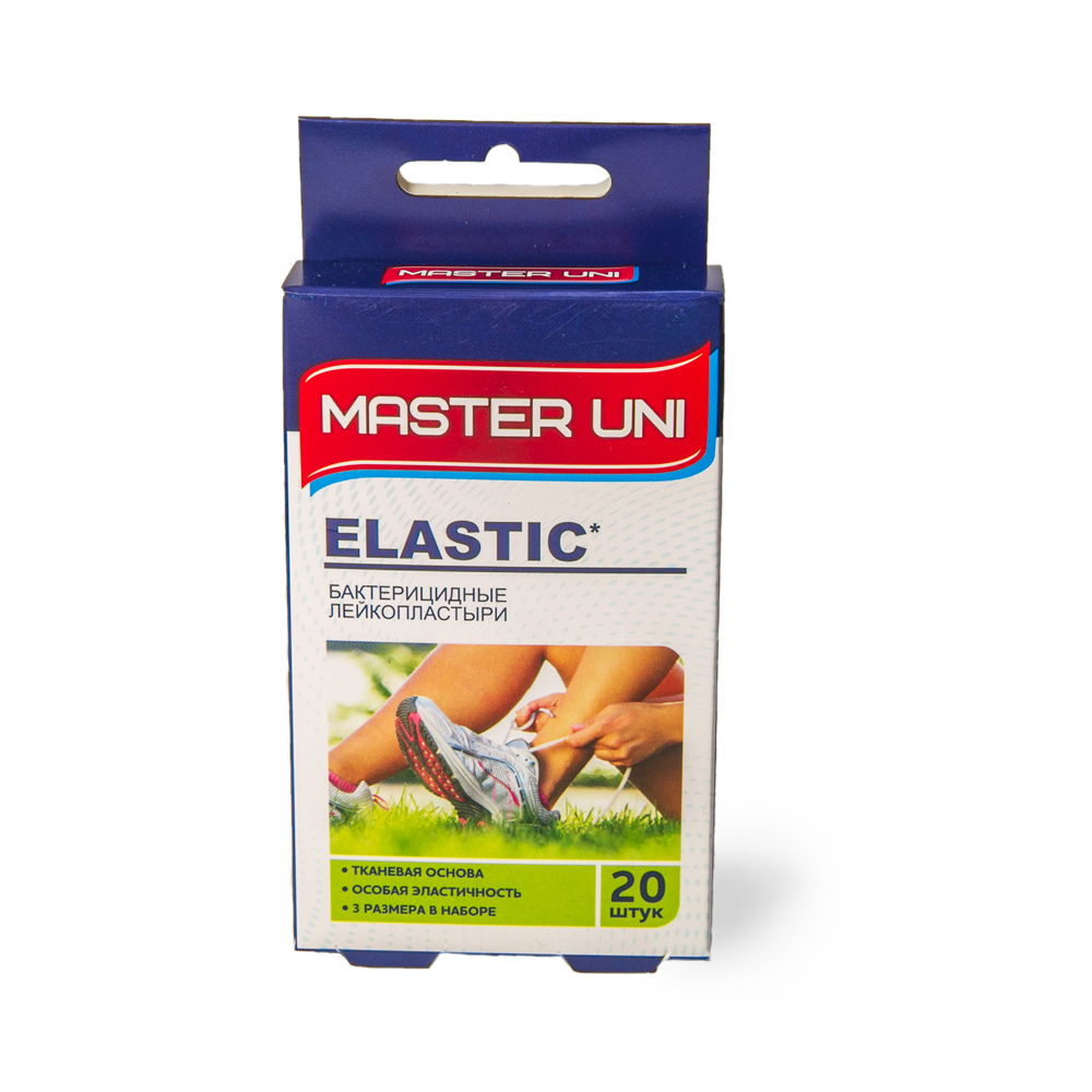 ЛЕЙКОПЛАСТЫРЬ МАСТЕР УНИ СЕНСЕТИВ БАКТЕРИЦИДНЫЙ 20ШТ