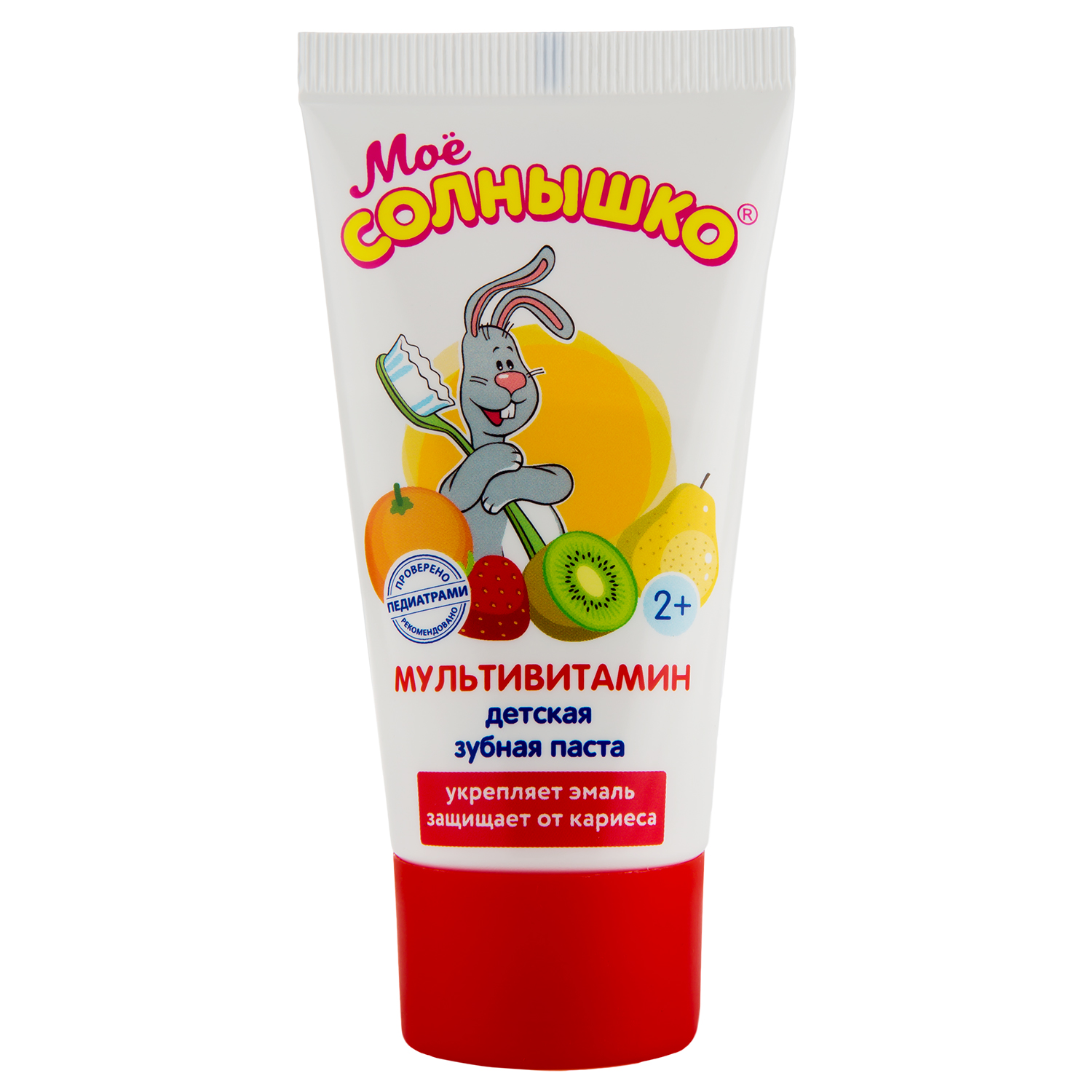 ЗУБНАЯ ПАСТА ДЕТСКАЯ МОЕ СОЛНЫШКО МУЛЬТИВИТАМИН 65ГР.