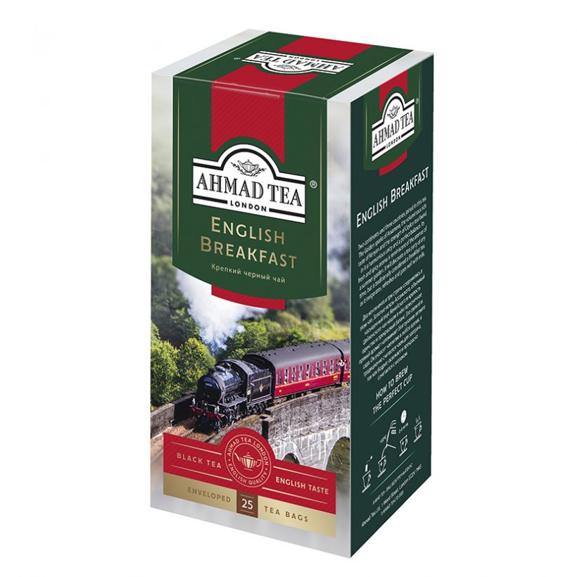 ЧАЙ АХМАД АНГЛИЙСКИЙ ЗАВТРАК ЧЕРНЫЙ 25П*2ГР