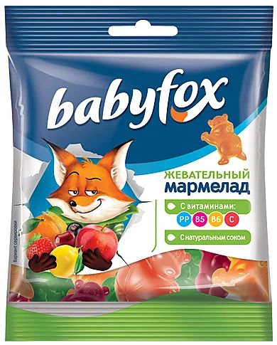 МАРМЕЛАД ЖЕВ БЕБИФОКС БЕГЕМОТЫ 30ГР