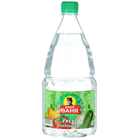 УКСУС ДЯДЯ ВАНЯ СТОЛОВЫЙ 9% 500МЛ