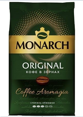 Кофе МОНАРХ ОРИДЖИНАЛ натур.в зернах м/у 6*800г