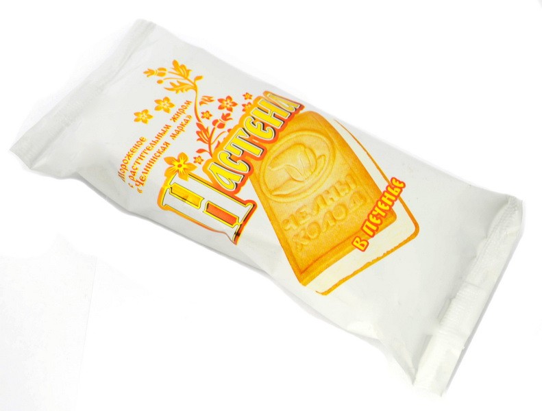 МОРОЖЕНОЕ НЧ НАСТЕНА БРИКЕТ СЛИВ НА ПЕЧЕНЬЕ 100Г