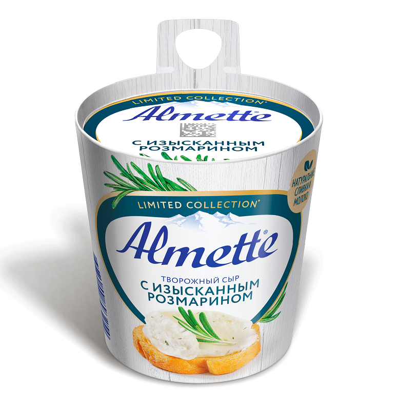 БЗМЖ СЫР ХОХЛАНД АЛЬМЕТТЕ РОЗМАРИН 60% 150ГР