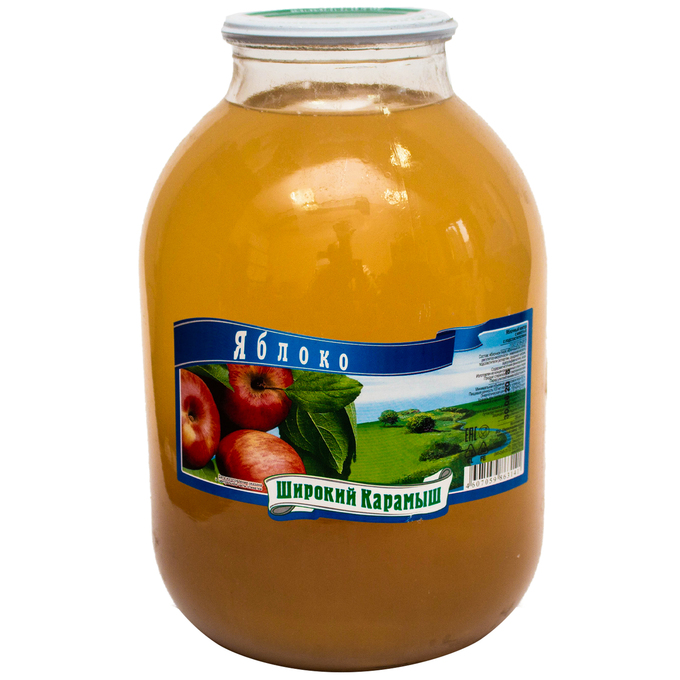 Нектар Яблочный "Широкий Карамыш" 3л.