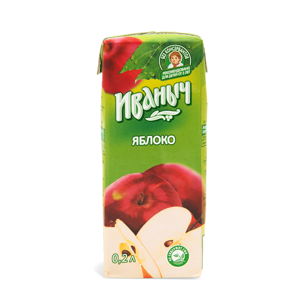 СОК ИВАНЫЧ 0,2Л ЯБЛОКО Т/П