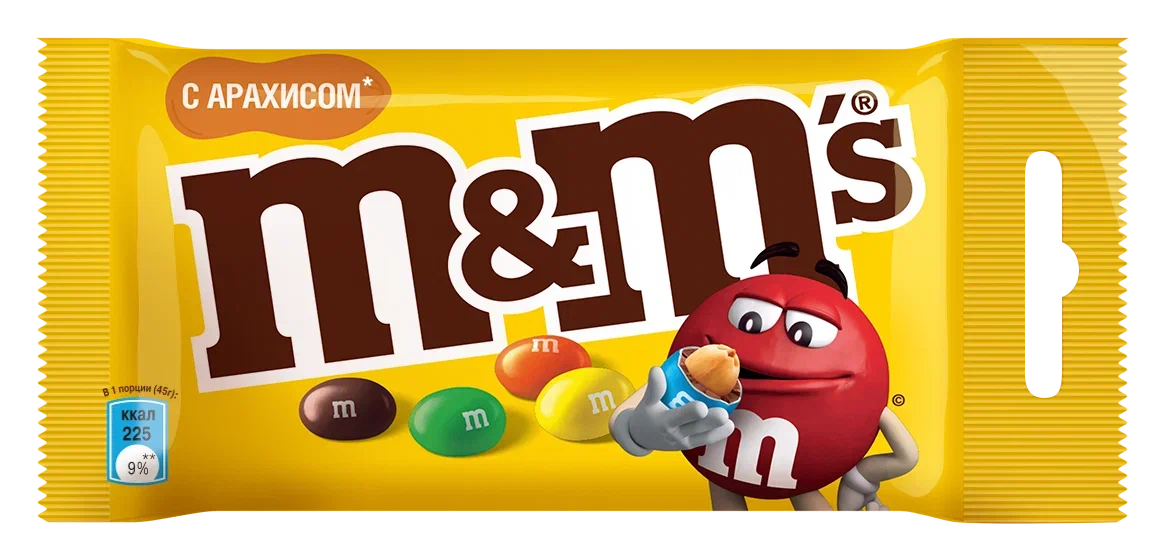 ДРАЖЕ М*М С АРАХИСОМ 45ГР ПАК