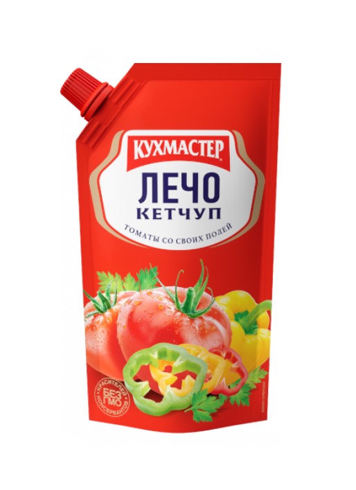 КЕТЧУП ЛЕЧО КУХМАСТЕР 350Г.