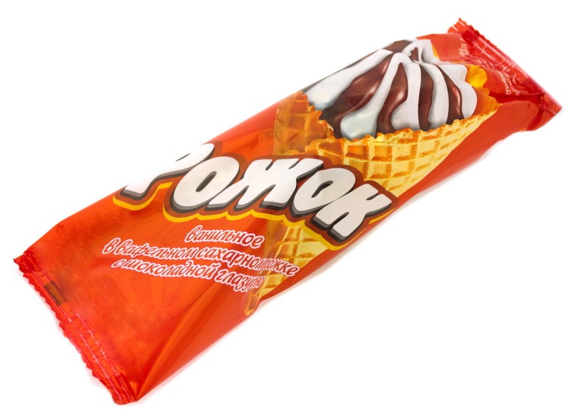 БЗМЖ МОРОЖЕНОЕ НЧ РОЖОК ВАНИЛЬНЫЙ С ШОК ГЛАЗУРЬЮ 90ГР