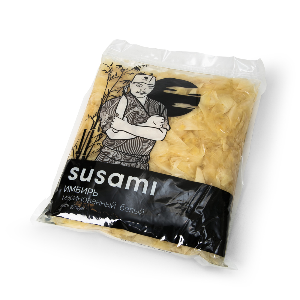 ИМБИРЬ МАРИНОВАННЫЙ SUSAMI БЕЛЫЙ П/П 1,25КГ