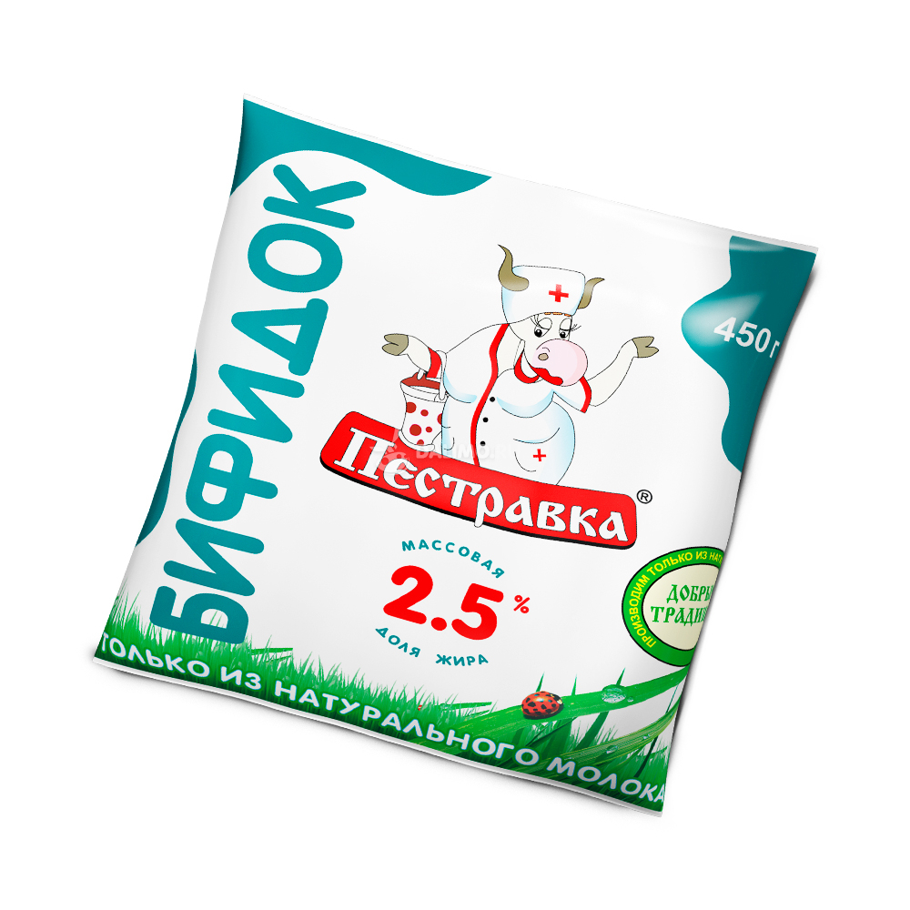 Бифидок Пестравка 2,5% Фин-пак 450г