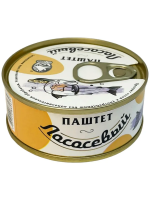 ПАШТЕТ ПЕККОНИ ЛОСОСЕВЫЙ ПАСТЕРИЗОВАННЫЙ 90Г