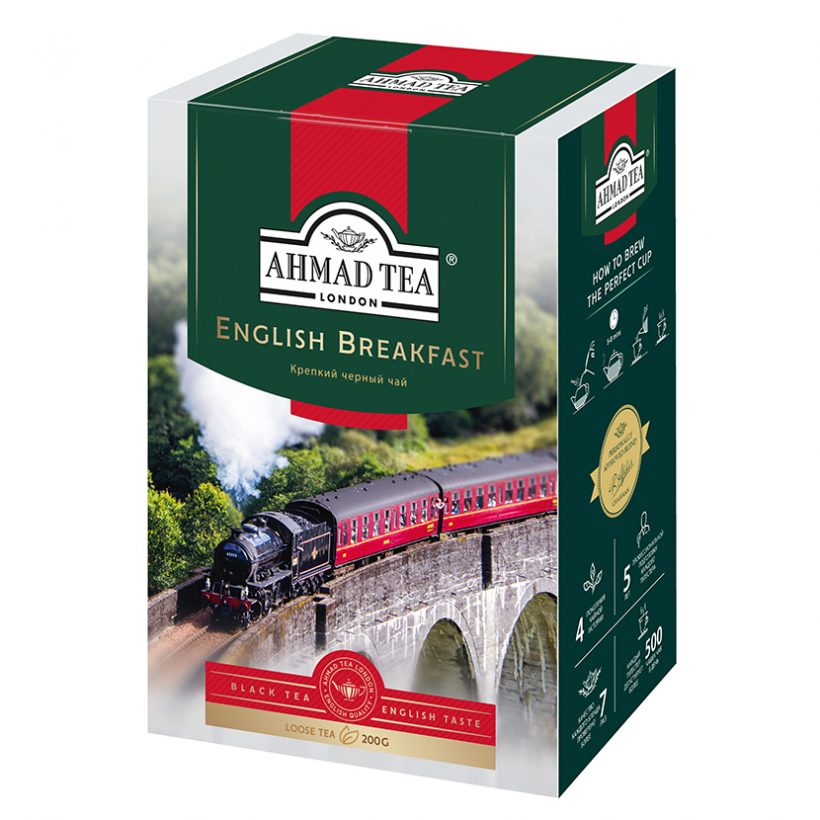 Чай черный Английский завтрак Ahmad, 200г