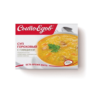 Суп гороховый с говядиной Вкусный Суп 300гр