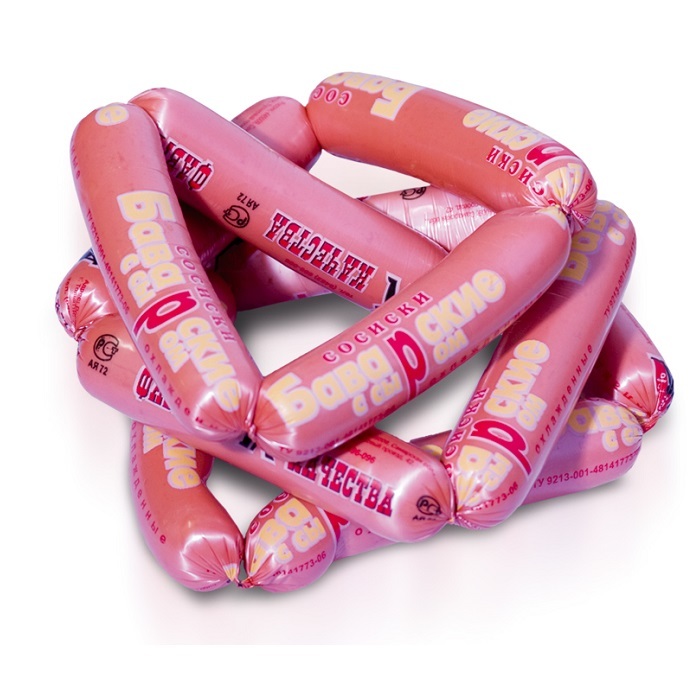 СОСИСКИ БАВАРСКИЕ П/А ФАБРИКА КАЧЕСТВА 0,55КГ