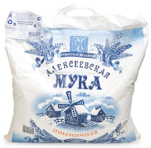 МУКА АЛЕКСЕЕВСКАЯ В/С ГОСТ 5КГ