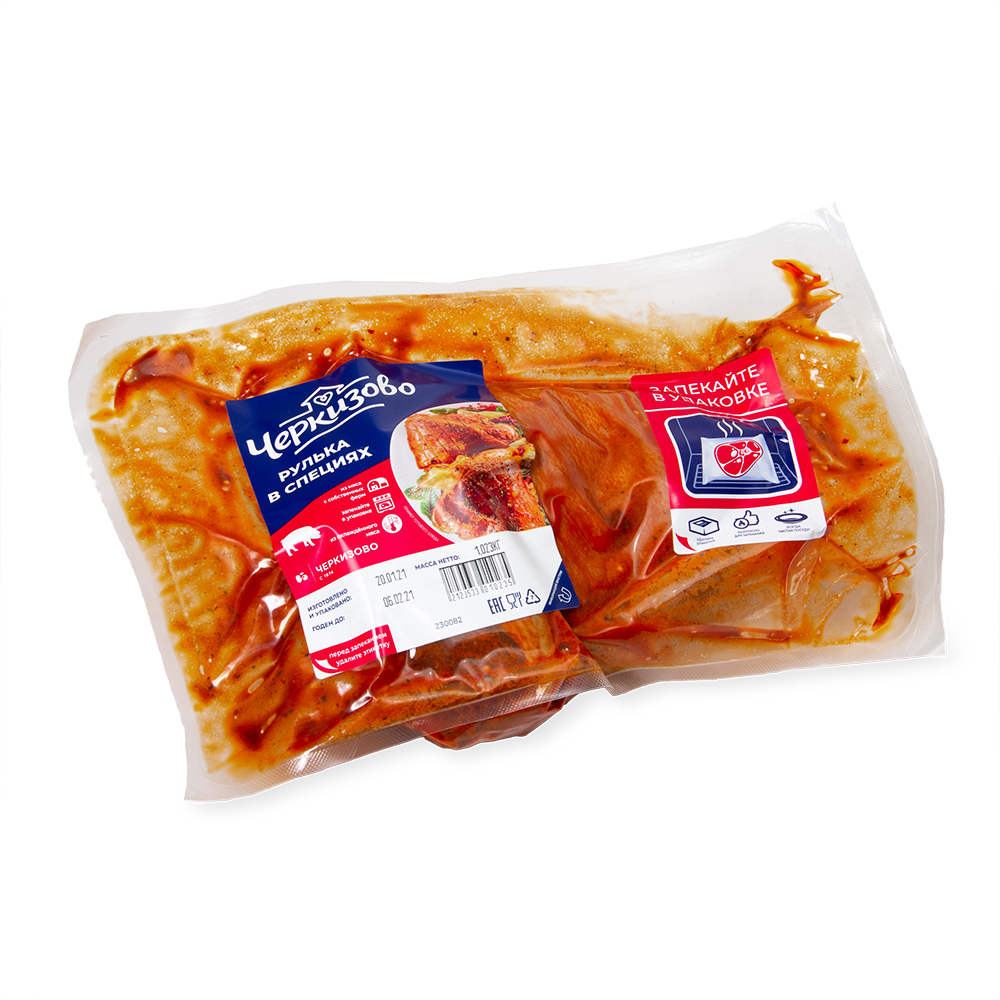 Рулька свиная Черкизово в специях для запекания охлажденная, 1 упаковка ~ 1,4 кг