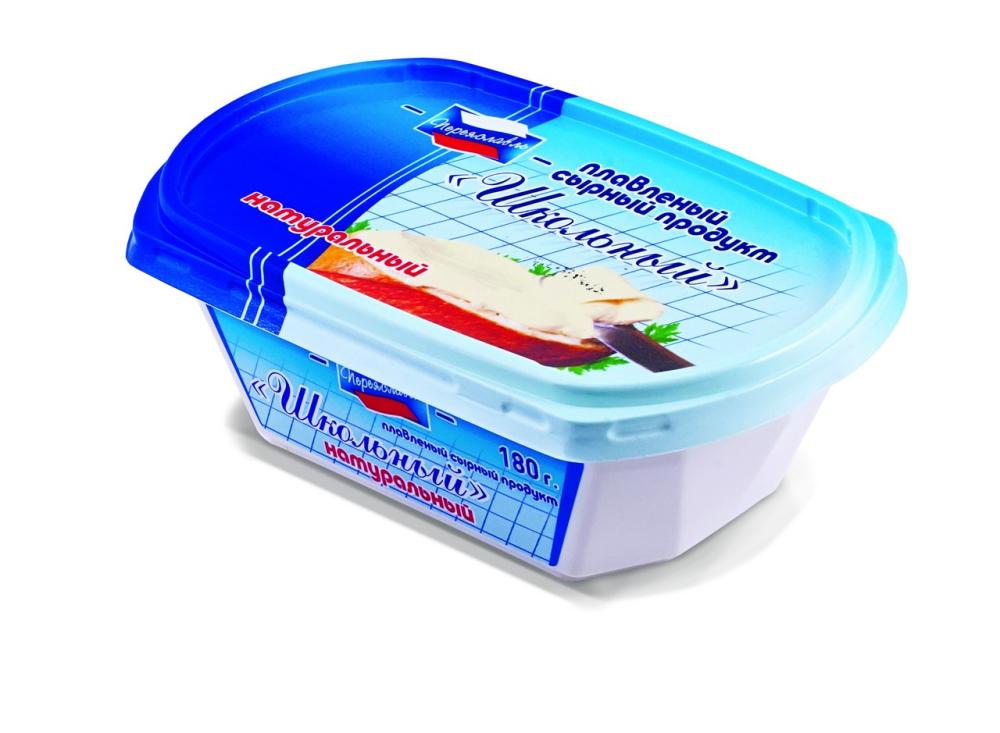 СЫРНЫЙ ПРОДУКТ ПЛАВ. "ШКОЛЬНЫЙ" 180Г (РЯЗАНЬ)