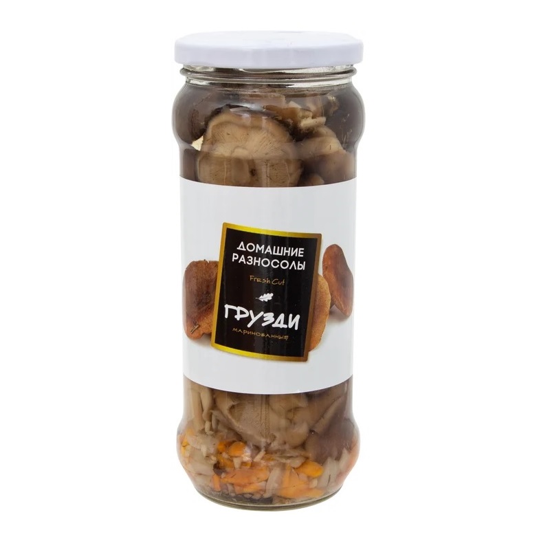 ТОП 100 Грибы ДОМАШ.РАЗНОС. ГРУЗДИ конс.цел.12*580мл