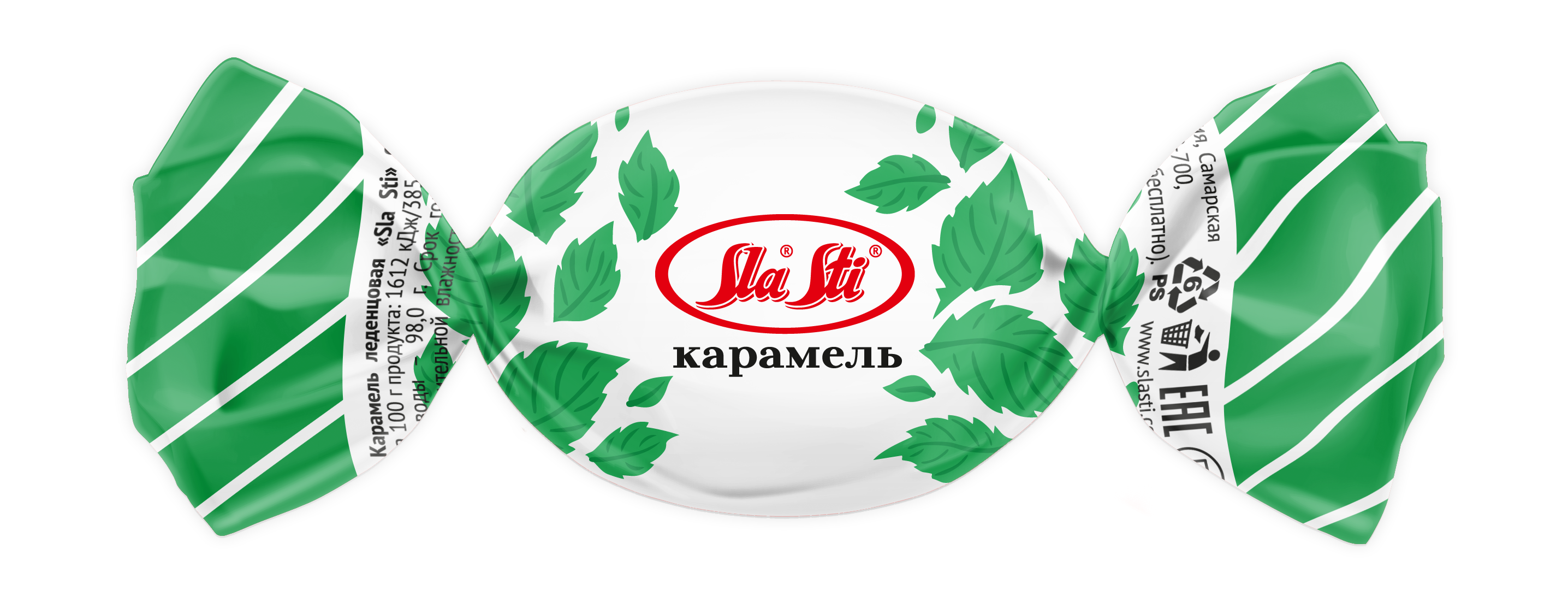КАРАМЕЛЬ МЯТА СЛАСТИ 200ГР