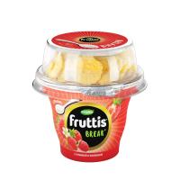 БЗМЖ ЙОГУРТ ФРУТТИС ВКУСНЫЙ ПЕРЕРЫВ С ТОППЕРОМ 180Г 2,5% КЛУБНИКА-ЗЕМЛЯНИКА