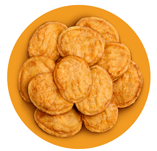 ПИРОЖКИ С КЛУБНИКОЙ И ВИШНЕЙ ЗАРЕЧЕНСКИЕ ПРОДУКТЫ /ВЕС