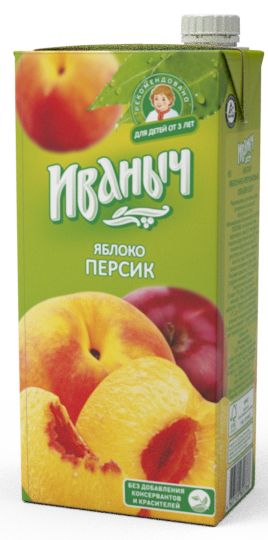 НЕКТАР ИВАНЫЧ 0,95Л ЯБЛОКО/ПЕРСИК Т/П