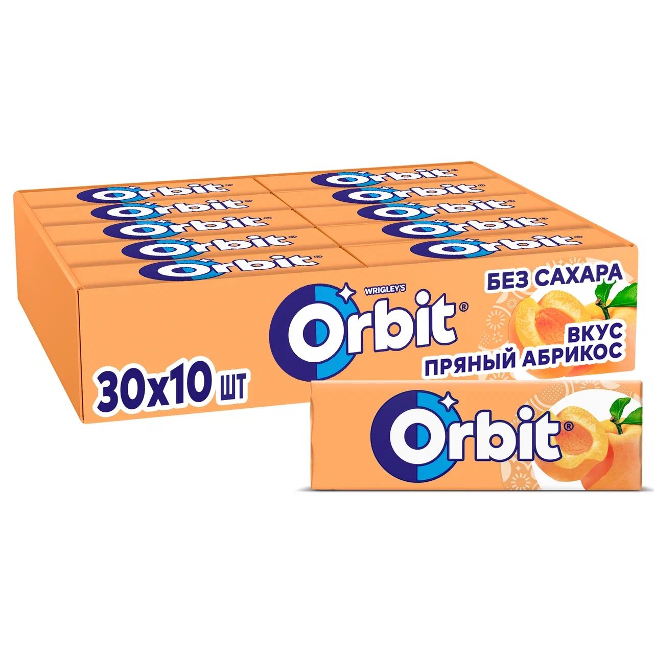 Жев. резинка Orbit Пряный Абрикос 20*30*13.6г