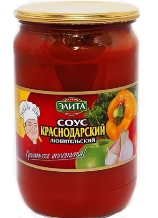 СОУС ЭЛИТА ТОМАТНЫЙ КРАСНОДАРСКИЙ КУХМАСТЕР  690ГР СТ/Б