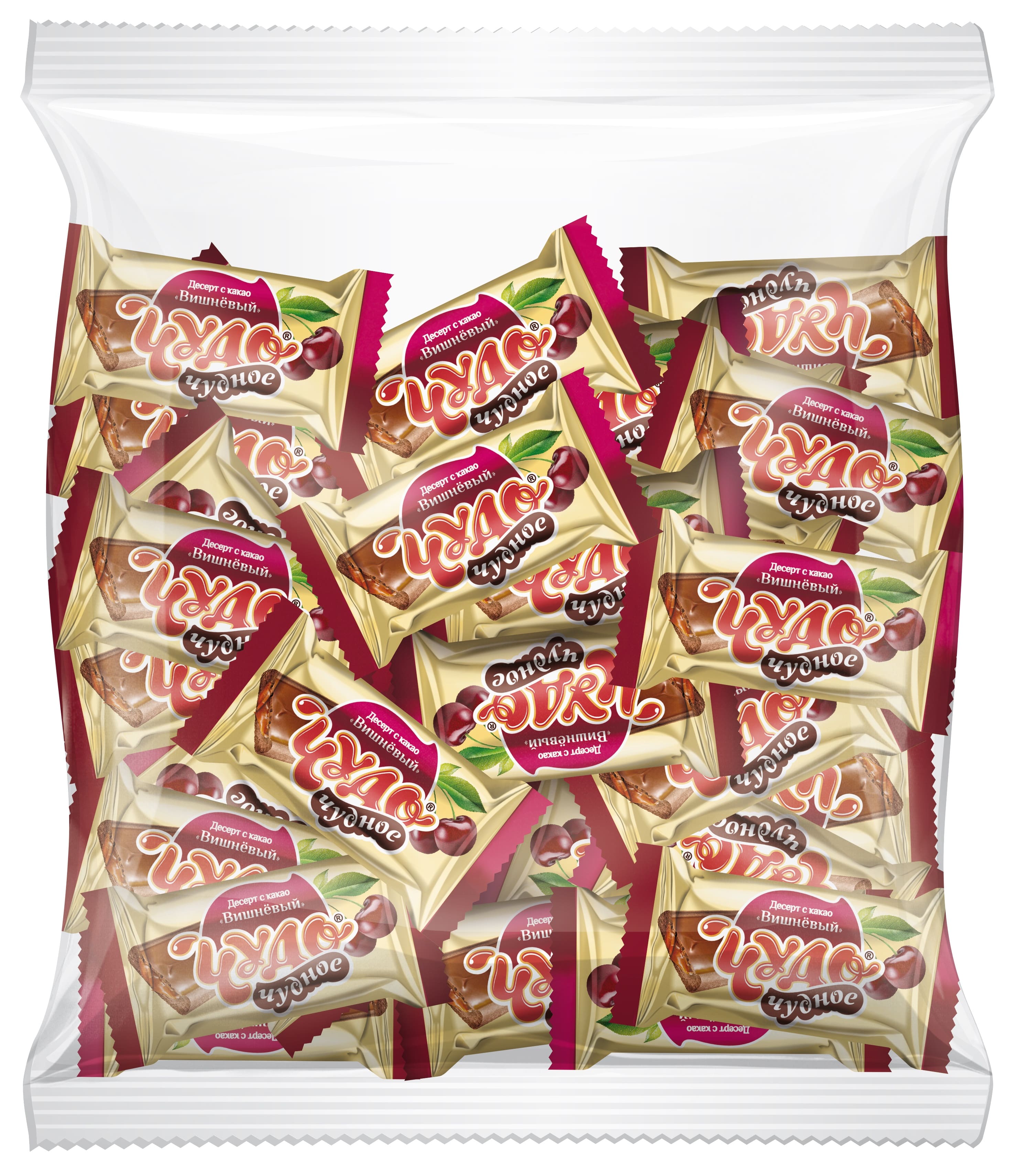КОНФЕТЫ ЭССЕН ЧУДО ЧУДНОЕ С КАКАО ВИШНЯ 500 ГР