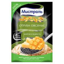 ОТРУБИ ОВСЯНЫЕ ЭНЕРГИЯ И БОДРОСТЬ МИСТРАЛЬ 30ГР
