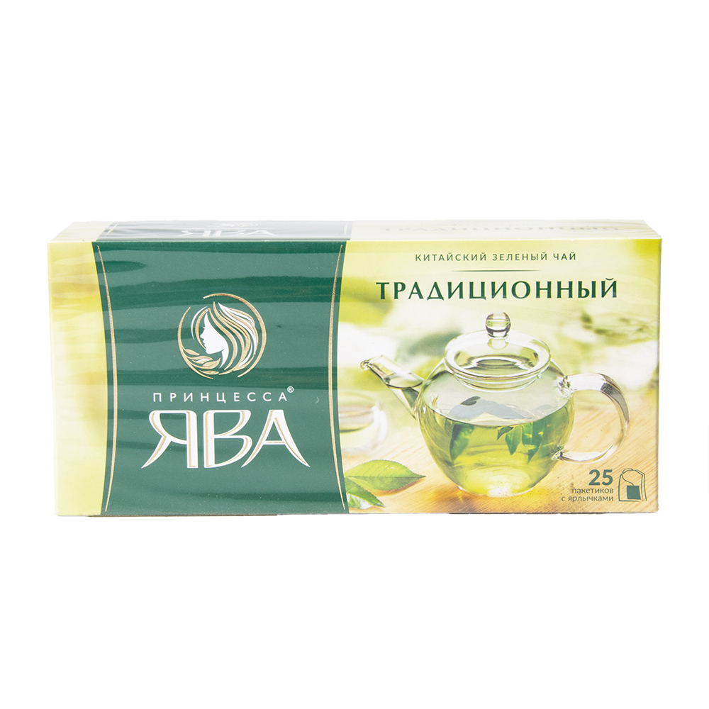ЧАЙ ПРИНЦЕССА ЯВА ЗЕЛЕНЫЙ 25П*1,5ГР