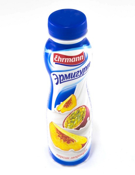 БЗМЖ ЙОГУРТ ЭРМИГУРТ ПИТЬЕВОЙ 1,2% 290ГР ПЕРСИК/МАРАКУЙЯ НАП-К ЙОГ