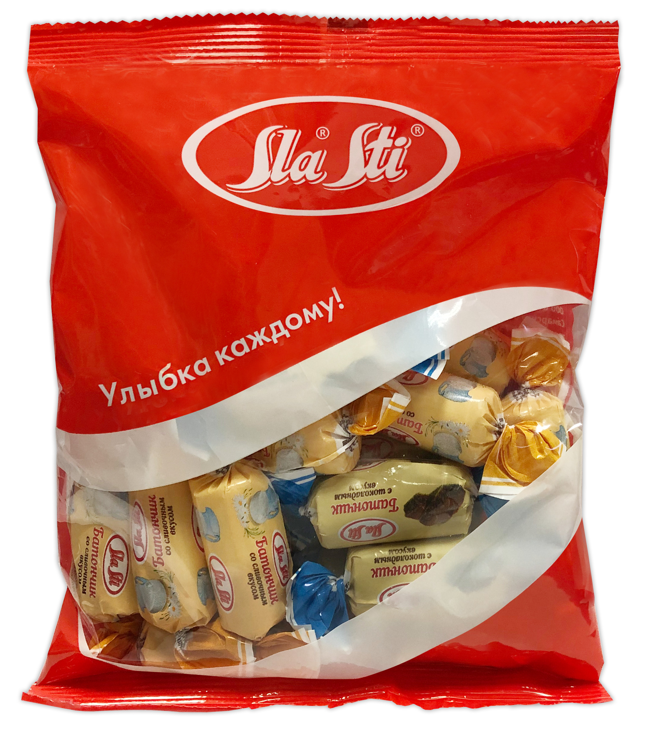 КОНФЕТЫ СЛАСТИ БАТОНЧИК МИКС ШОК ВКУС/СЛИВОЧ 200ГР