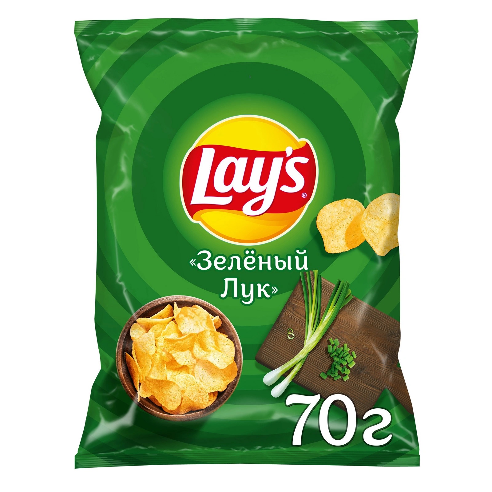 ТОП 100 Чипсы Lays со вкусом молодого зеленого лука 70г