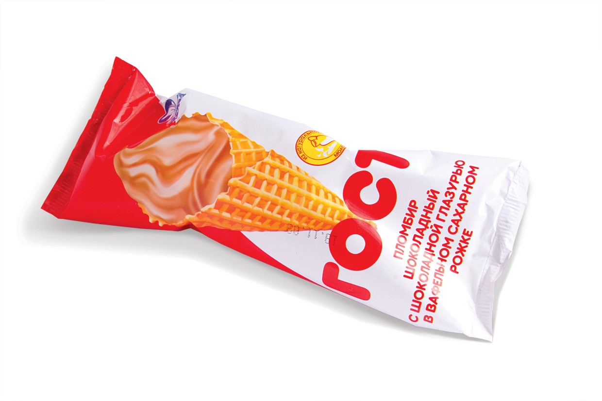 БЗМЖ МОРОЖЕНОЕ НЧ ГОСТ РОЖОК ГИГАНТ ПЛОМБИР ШОКОЛАДНЫЙ 110ГР