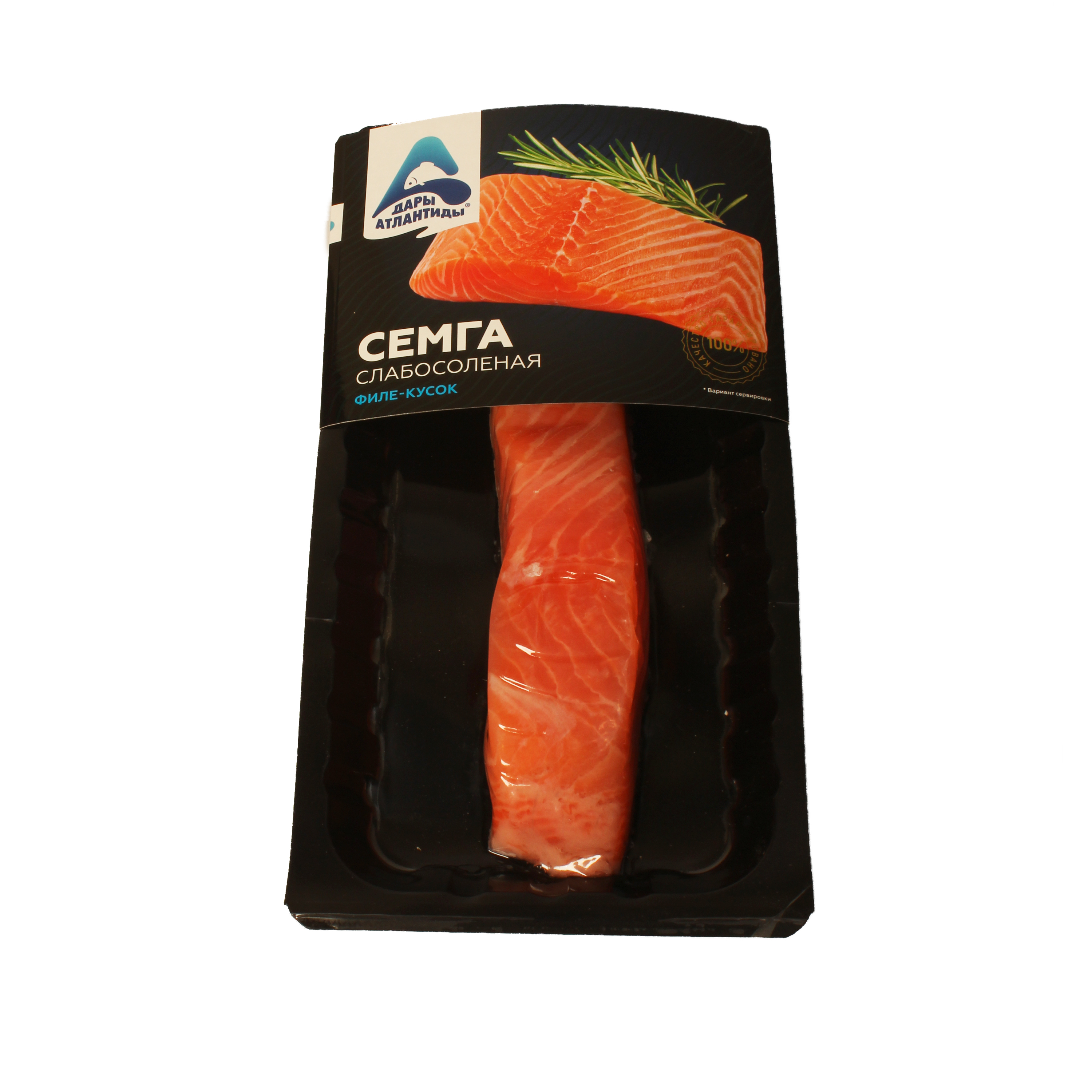 СЕМГА ФИЛЕ КУСОК ДАРЫ АТЛАНТИДЫ С/С 150ГР