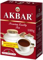 ЧАЙ АКБАР ЧЕРНЫЙ ЦЕЙЛОН КР/ЛИСТ МЕДАЛЬ 100ГР