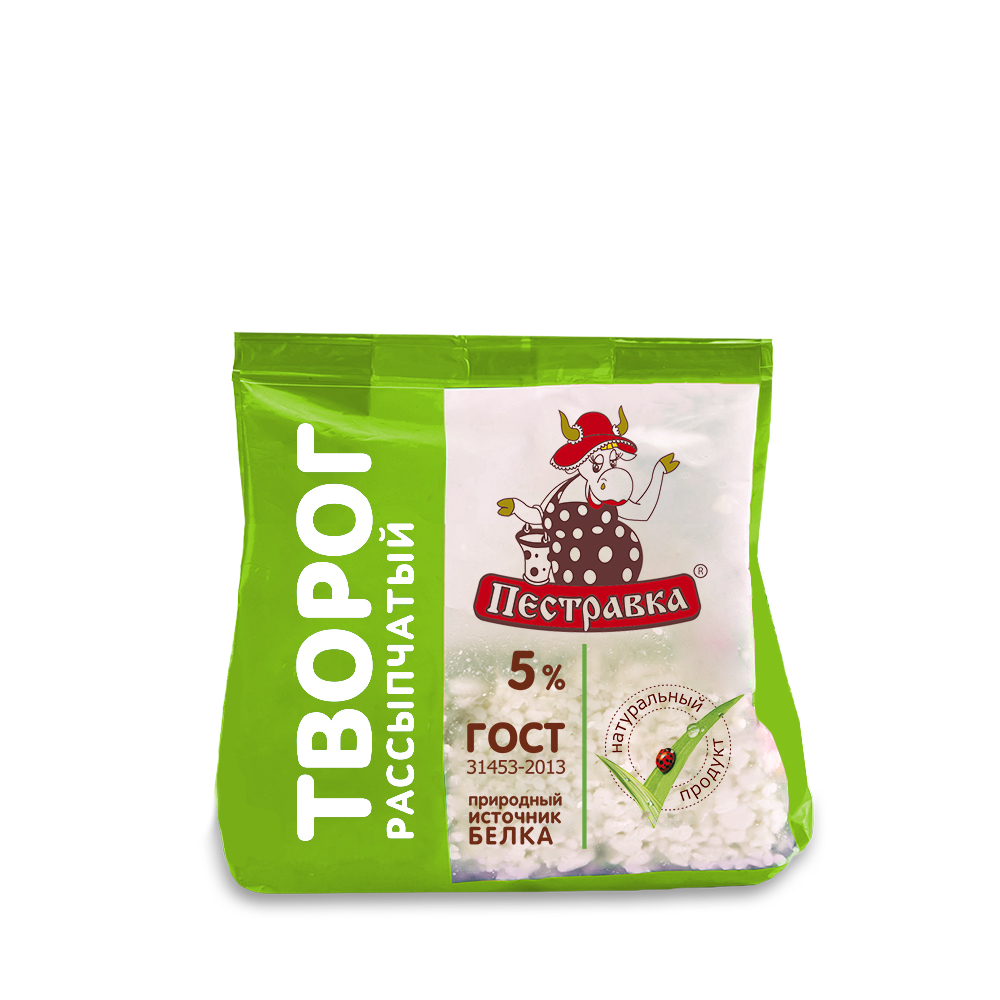 Творог Пестравка 5% Стабилобэг 200г