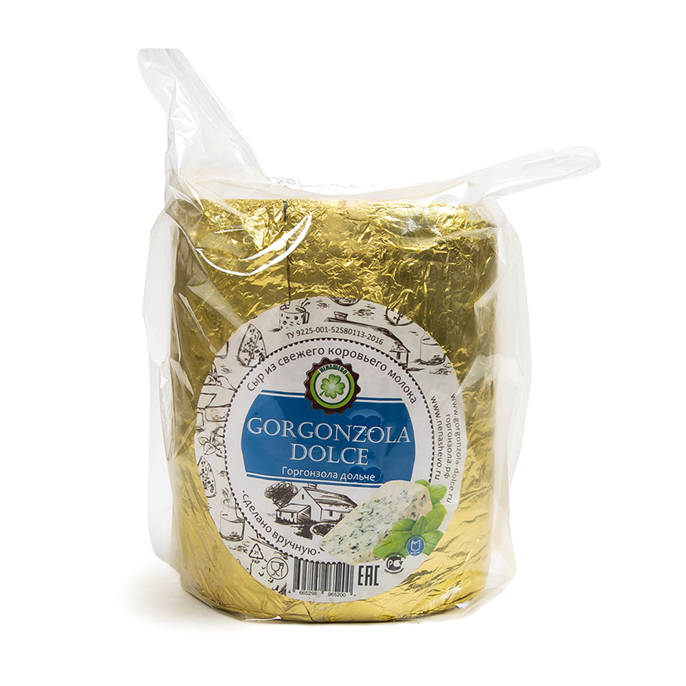 БЗМЖ СЫР ГОРГОНЗОЛА ДОЛЬЧЕ С ГОЛУБОЙ ПЛЕСЕНЬЮ 55%ВЕС