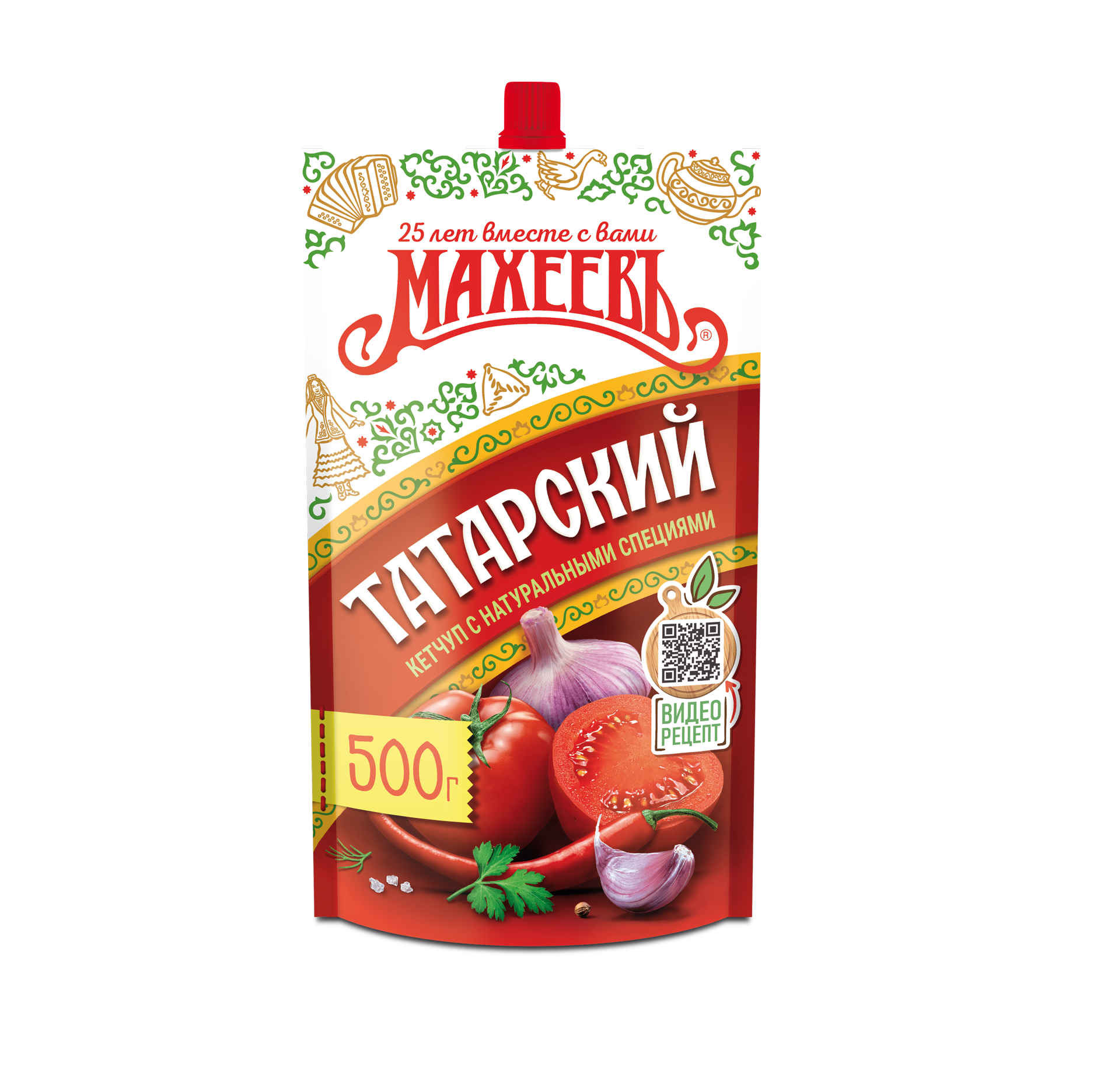 КЕТЧУП МАХЕЕВ ТАТАРСКИЙ 500ГР Д/П