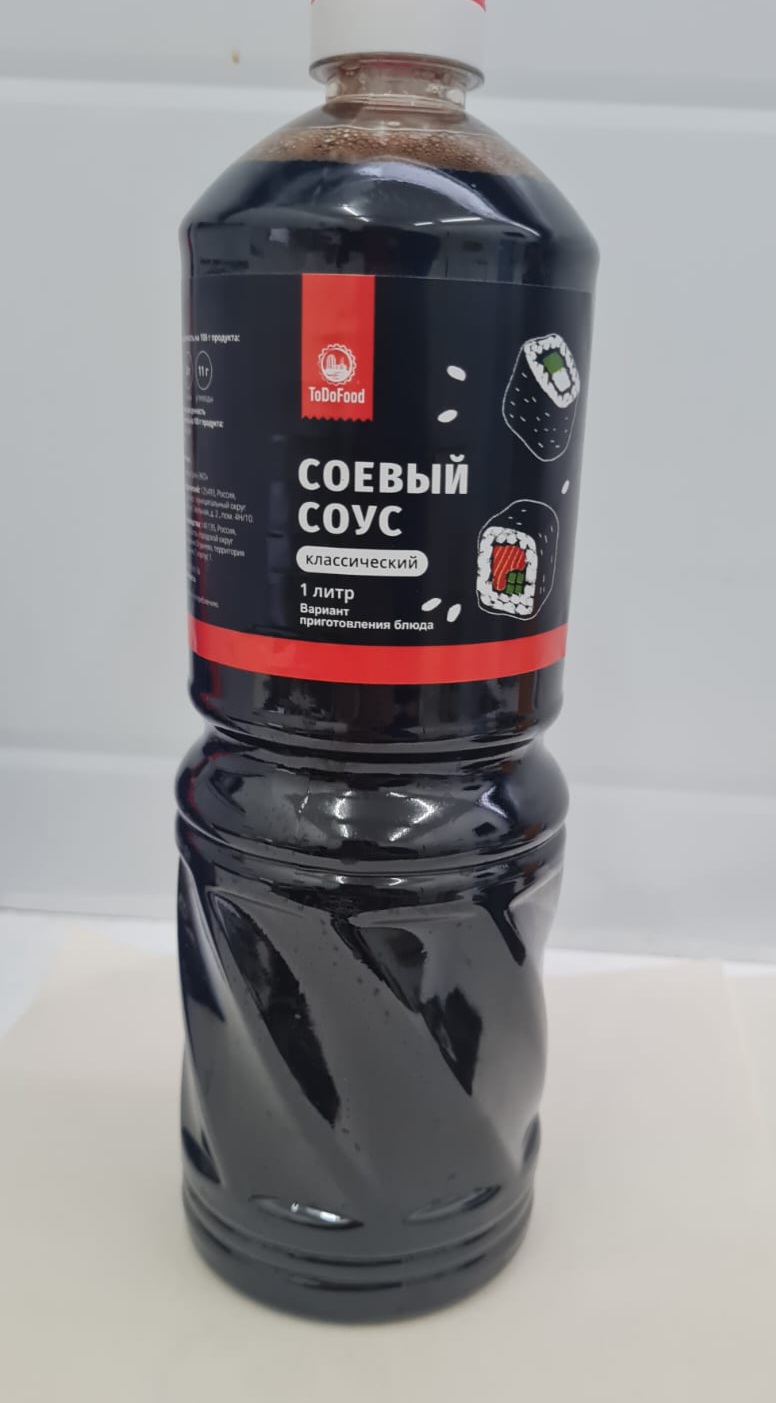 СОУС СОЕВЫЙ TODOFOOD КЛАССИЧЕСКИЙ 1 Л